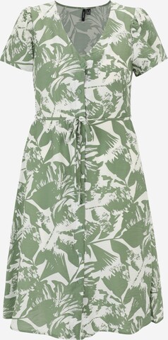 Vero Moda Petite - Vestido camisero 'JOSIE' en verde: frente