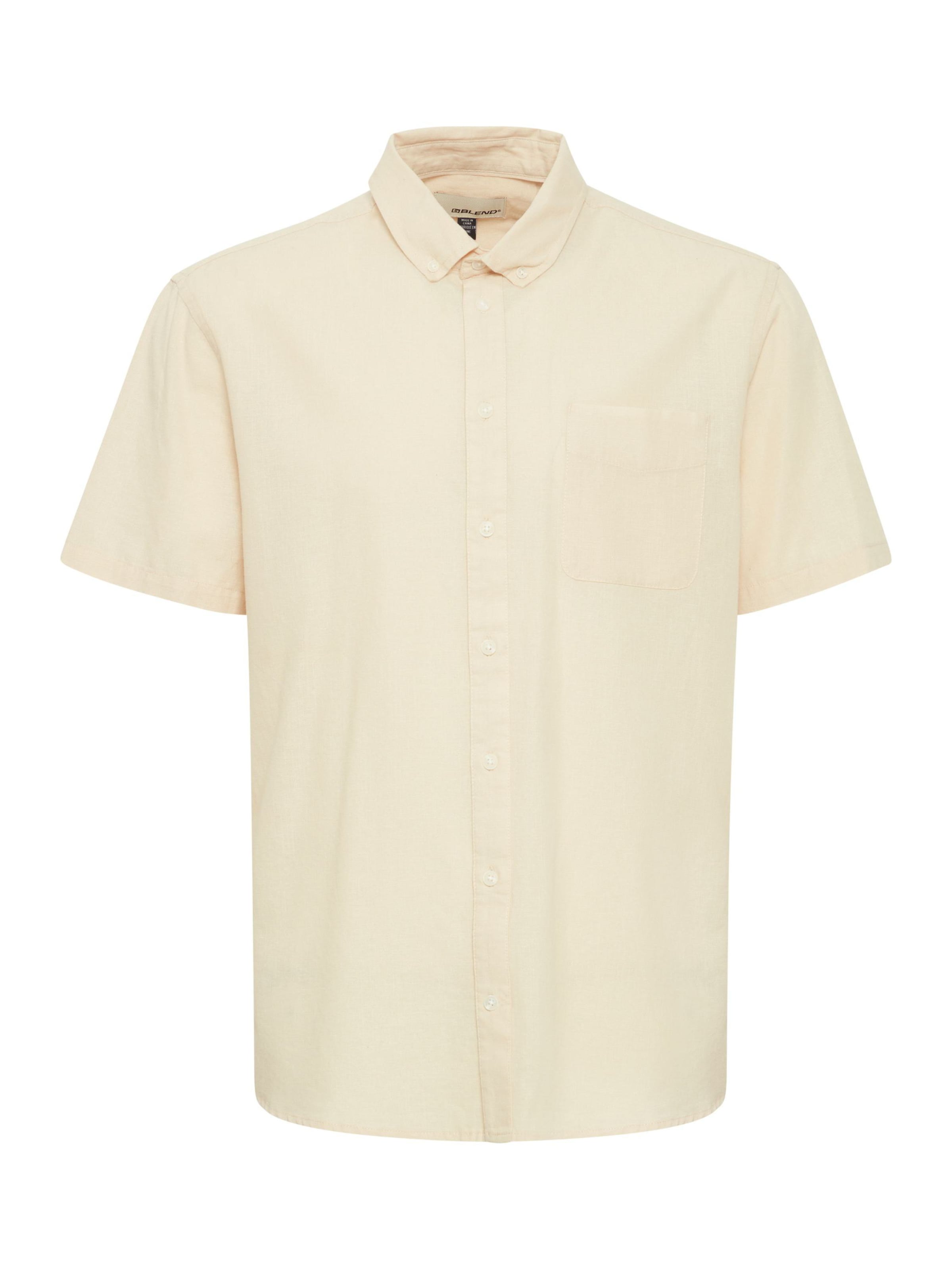 BLEND Overhemd in Beige: voorkant