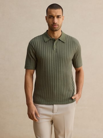 DAN FOX APPAREL Majica 'Marius' | zelena barva: sprednja stran