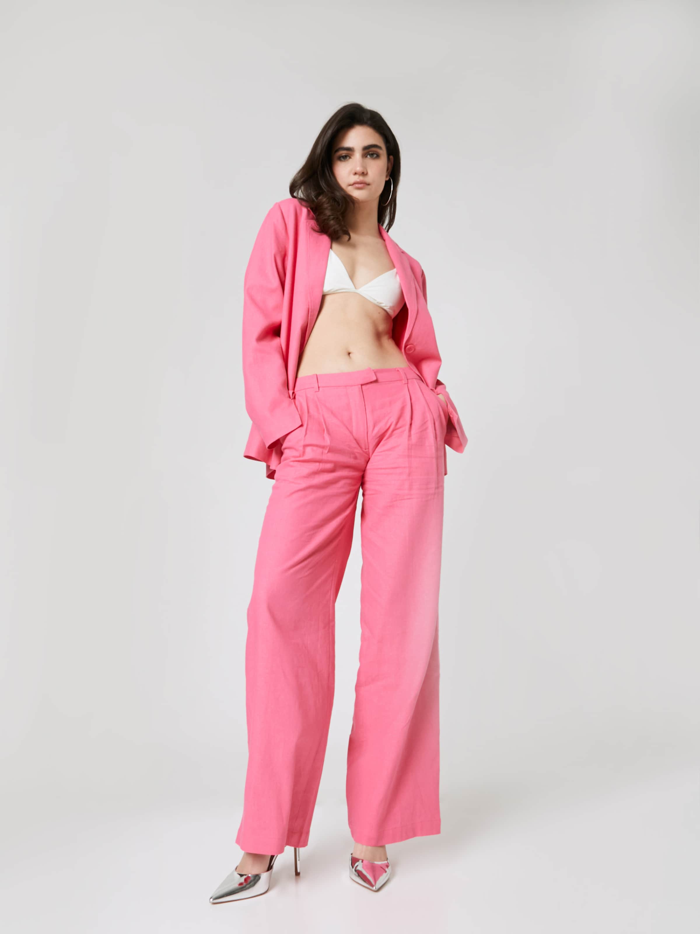 LENI KLUM x ABOUT YOU Loose fit Pleat-Front Pants 'Valeria' in
