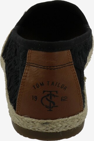 TOM TAILOR Espadrillid, värv must