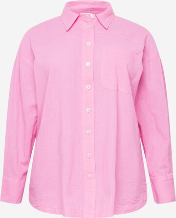 River Island Plus Blouse in Pink: front