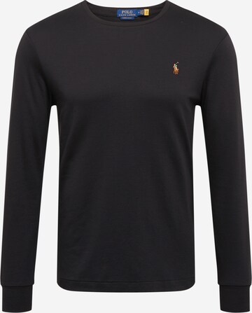 Coupe regular T-Shirt Polo Ralph Lauren en noir : devant