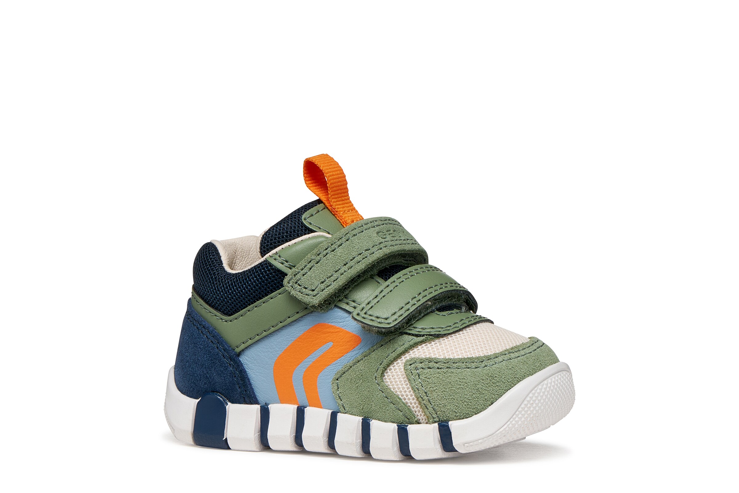 GEOX First-Step Shoes in Navy / Pastel blue / Grass green / Egg shell, Item view