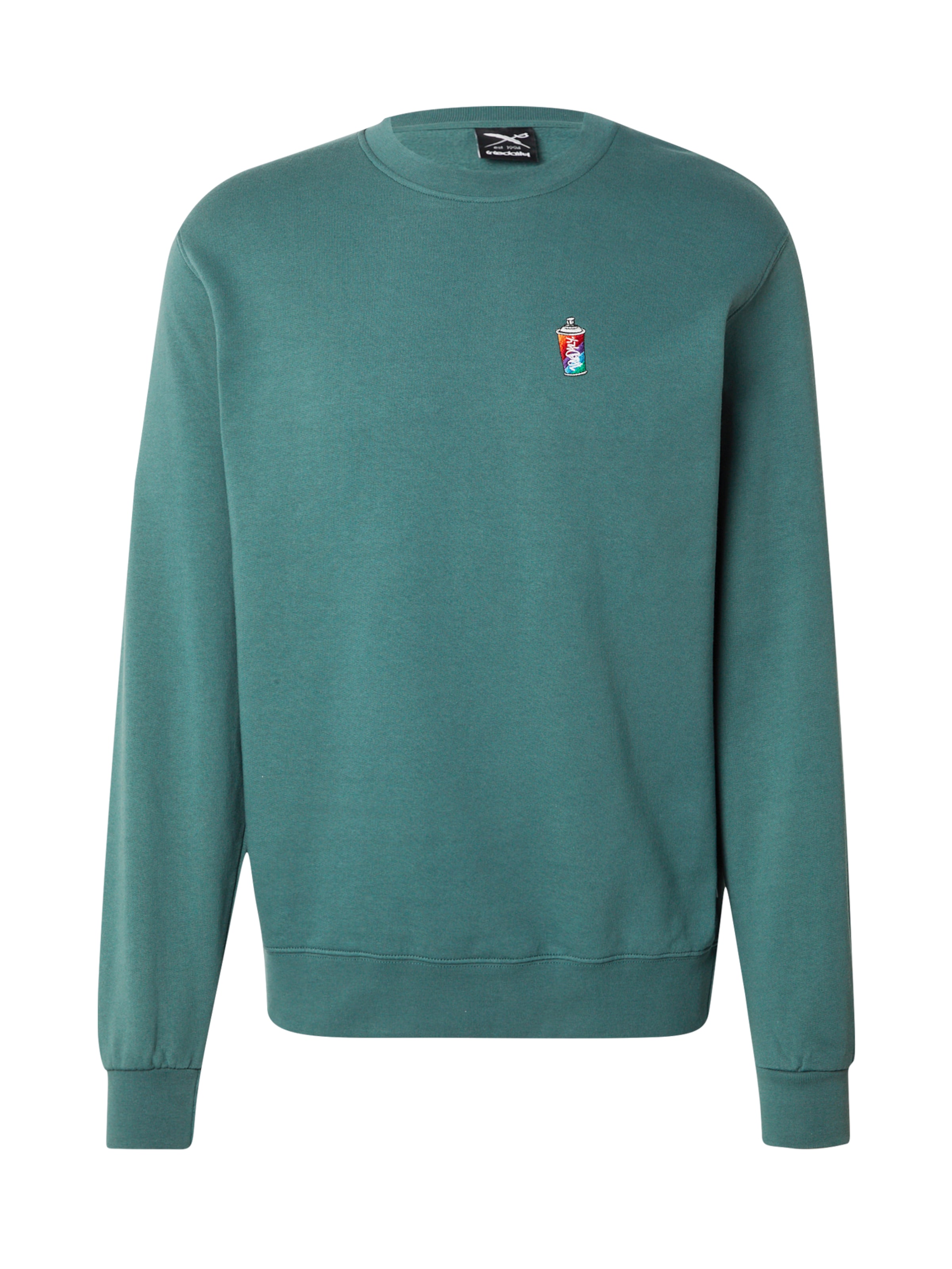 Sweat-shirt 'Minican' Iriedaily en vert : devant