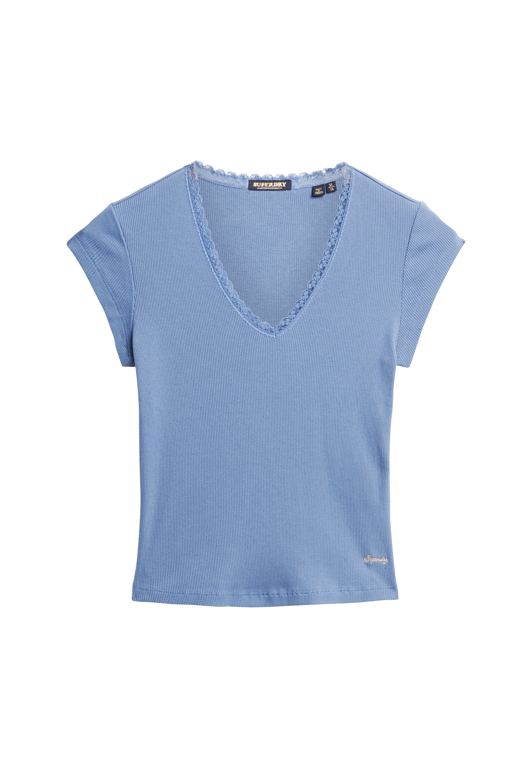 T-shirt Superdry en bleu : devant