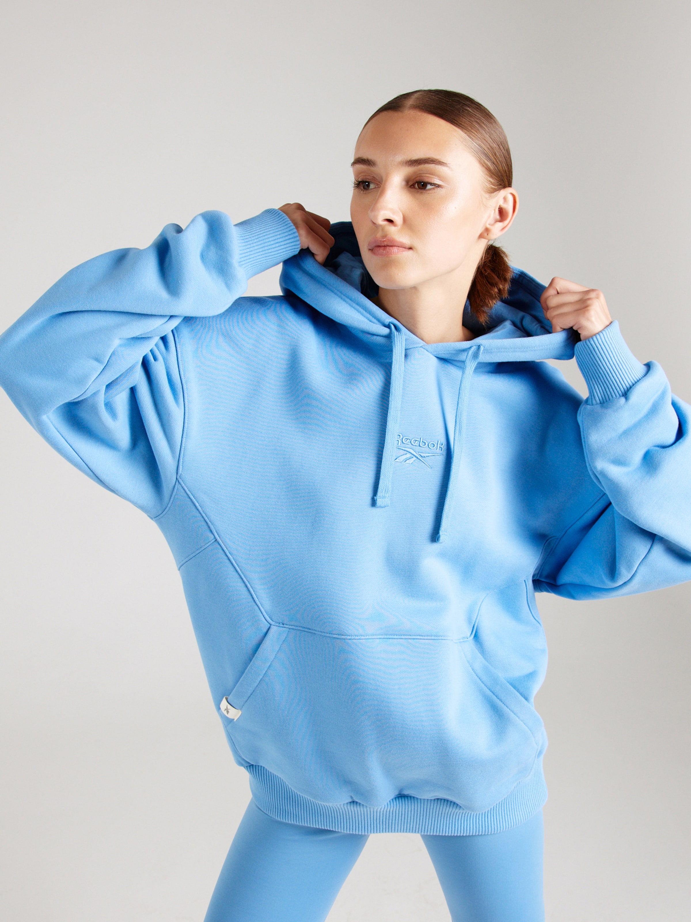 Blue reebok sweatshirt hotsell