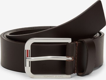 Tommy Jeans Riem 'Austin' in Bruin: voorkant