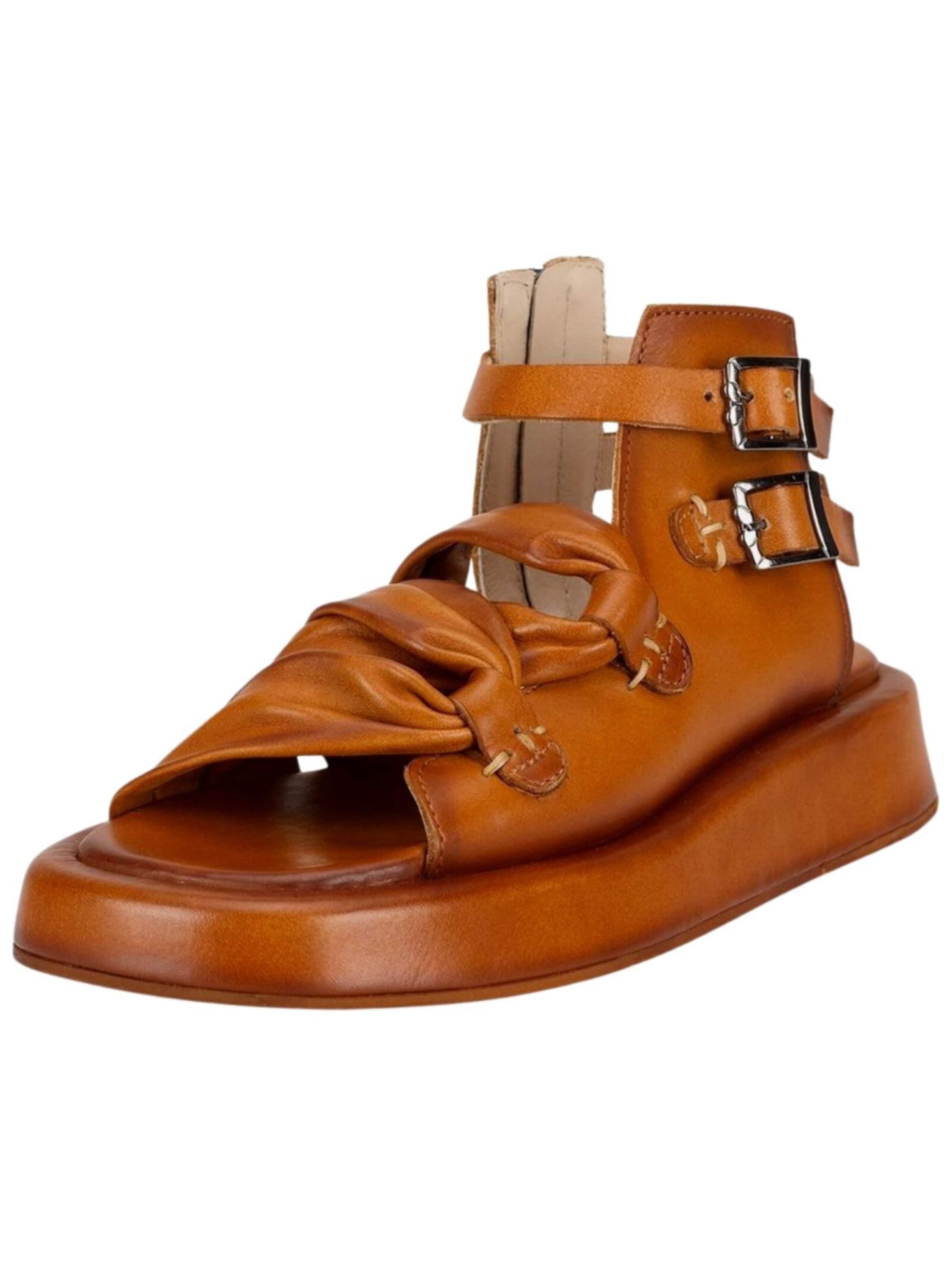 FELMINI Sandaal in de kleur Cognac, Productweergave