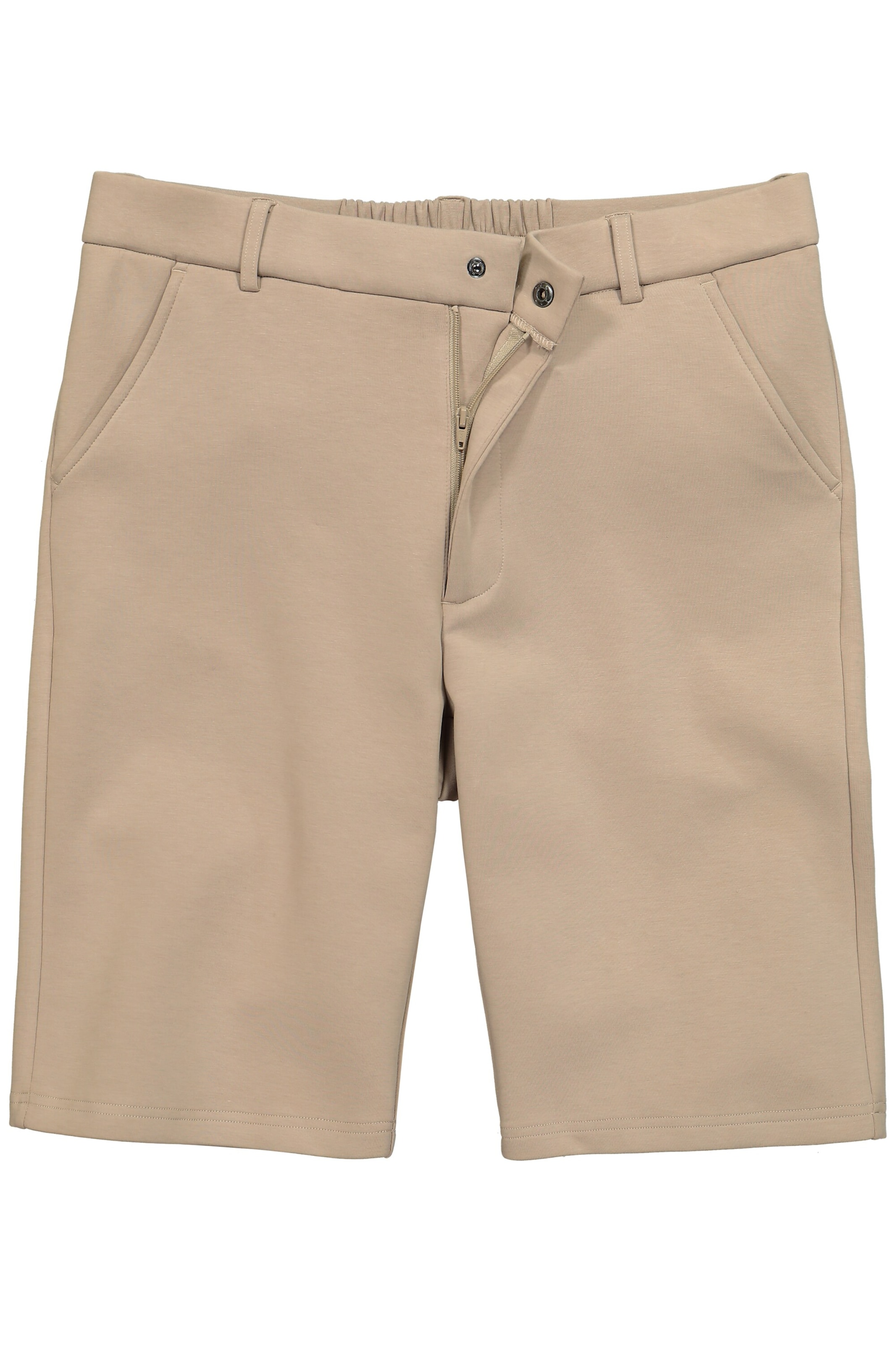 Men Plus Regular Broek in Beige: voorkant