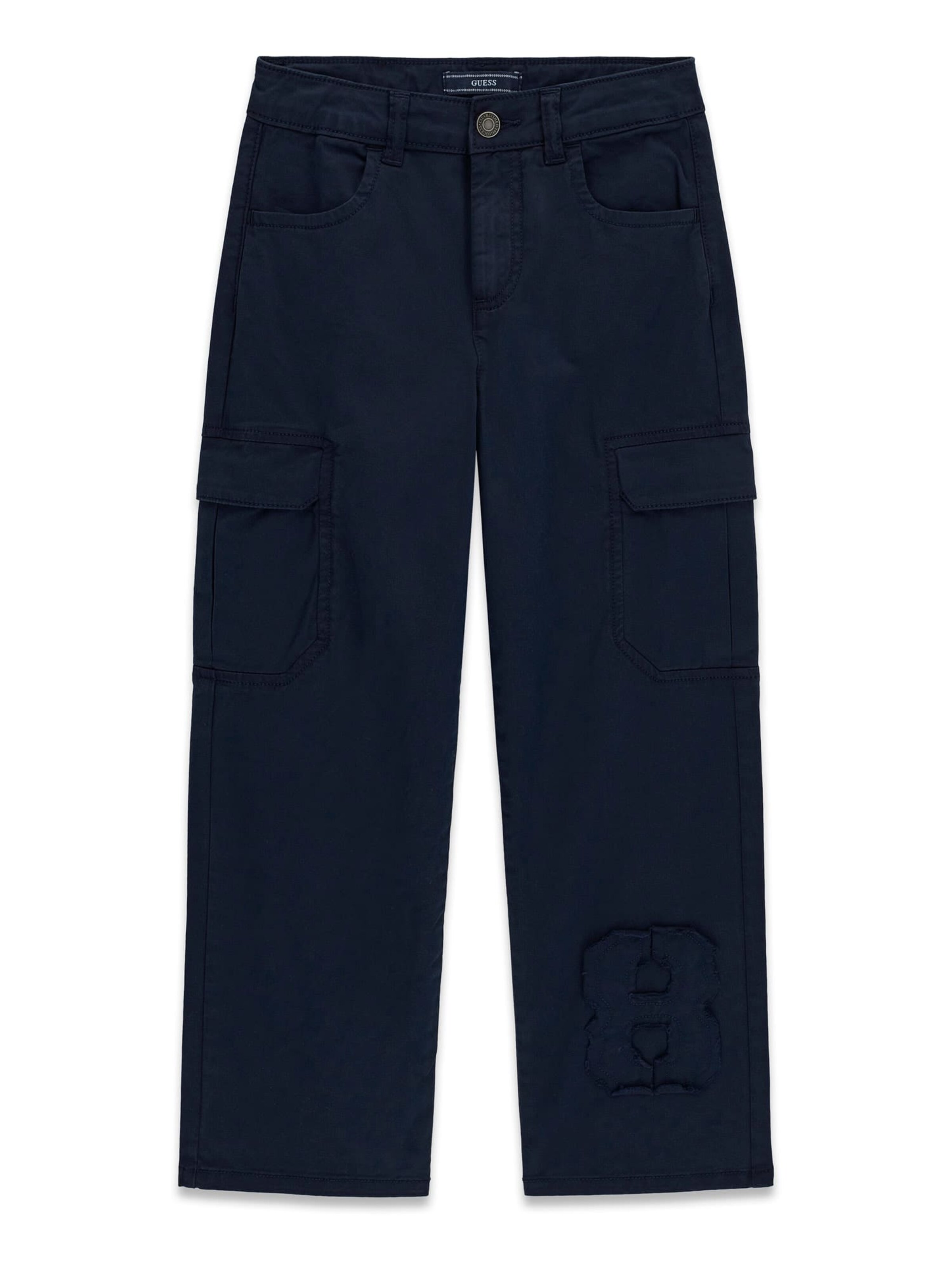 GUESS Wide leg Pants in Blue: front