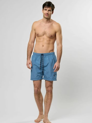 MCS Badeshorts 'Garland' i blå