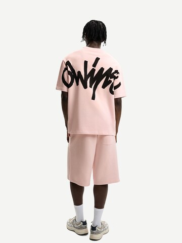 Bershka Baggy Trousers in Pink