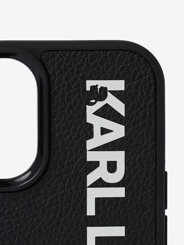 Karl Lagerfeld Калъф за смартфон 'iPhone 13 Pro Max ' в черно