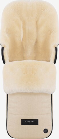 Werner Christ Baby Fußsack 'FLIMS LUXE' in Beige: predná strana