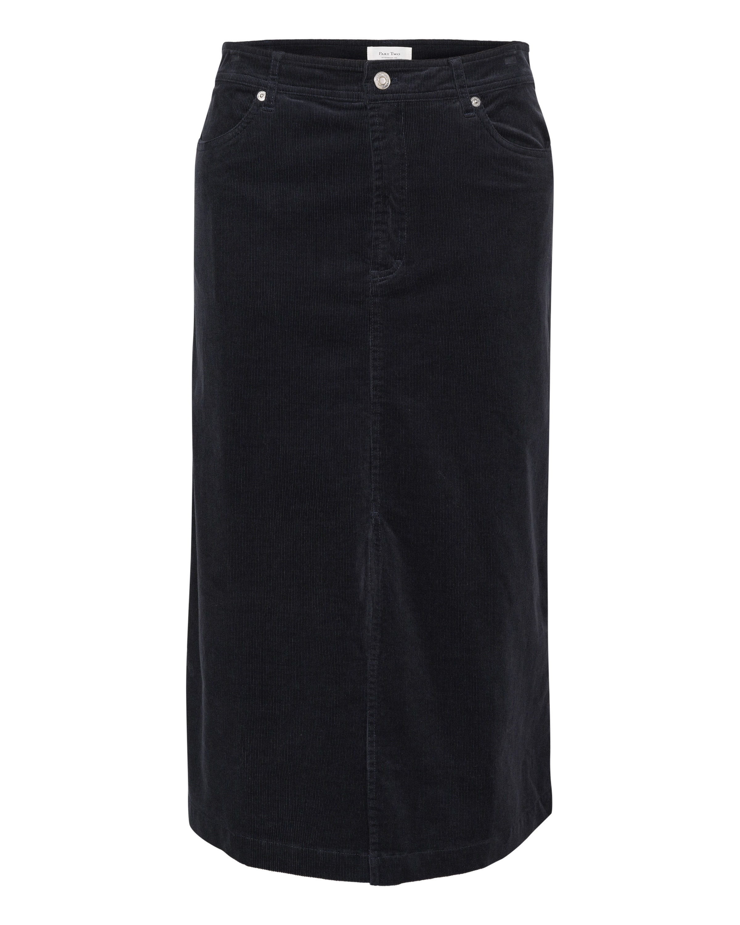 Part Two Nederdel 'Leilani' i sort: forside