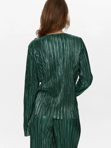 Maglietta ' NUMOOD BLOUSE ' di NÜMPH in verde