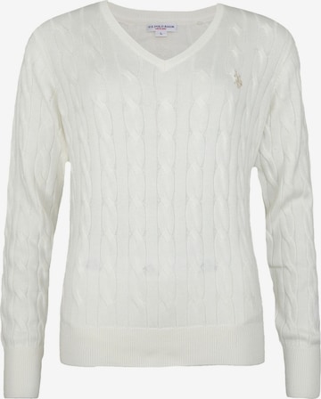 Pullover di U.S. POLO ASSN. in bianco: frontale