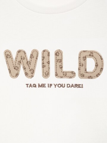 MANGO KIDS Shirt 'WILD' in White