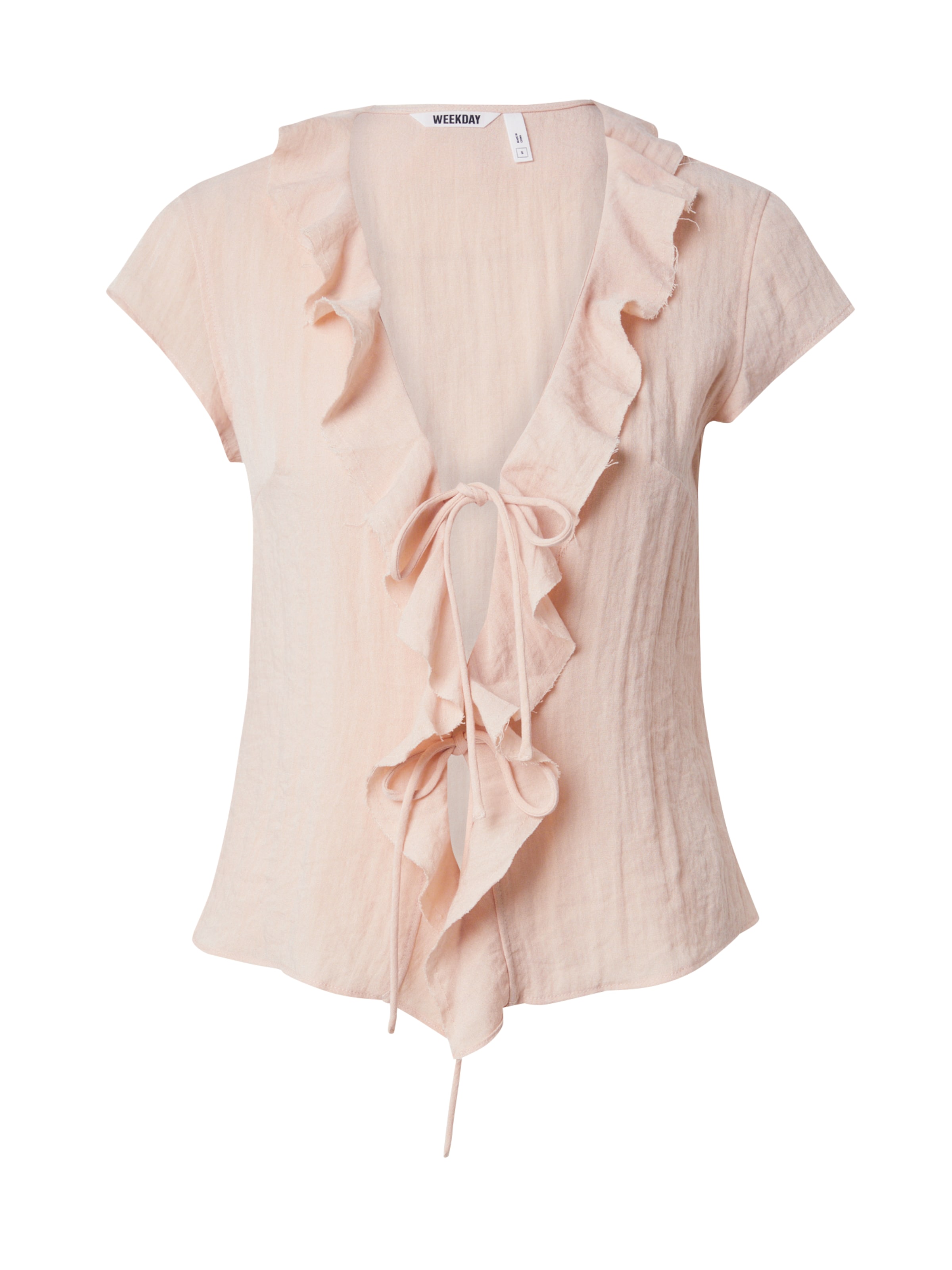 WEEKDAY Bluse 'Liv' i pink: forside