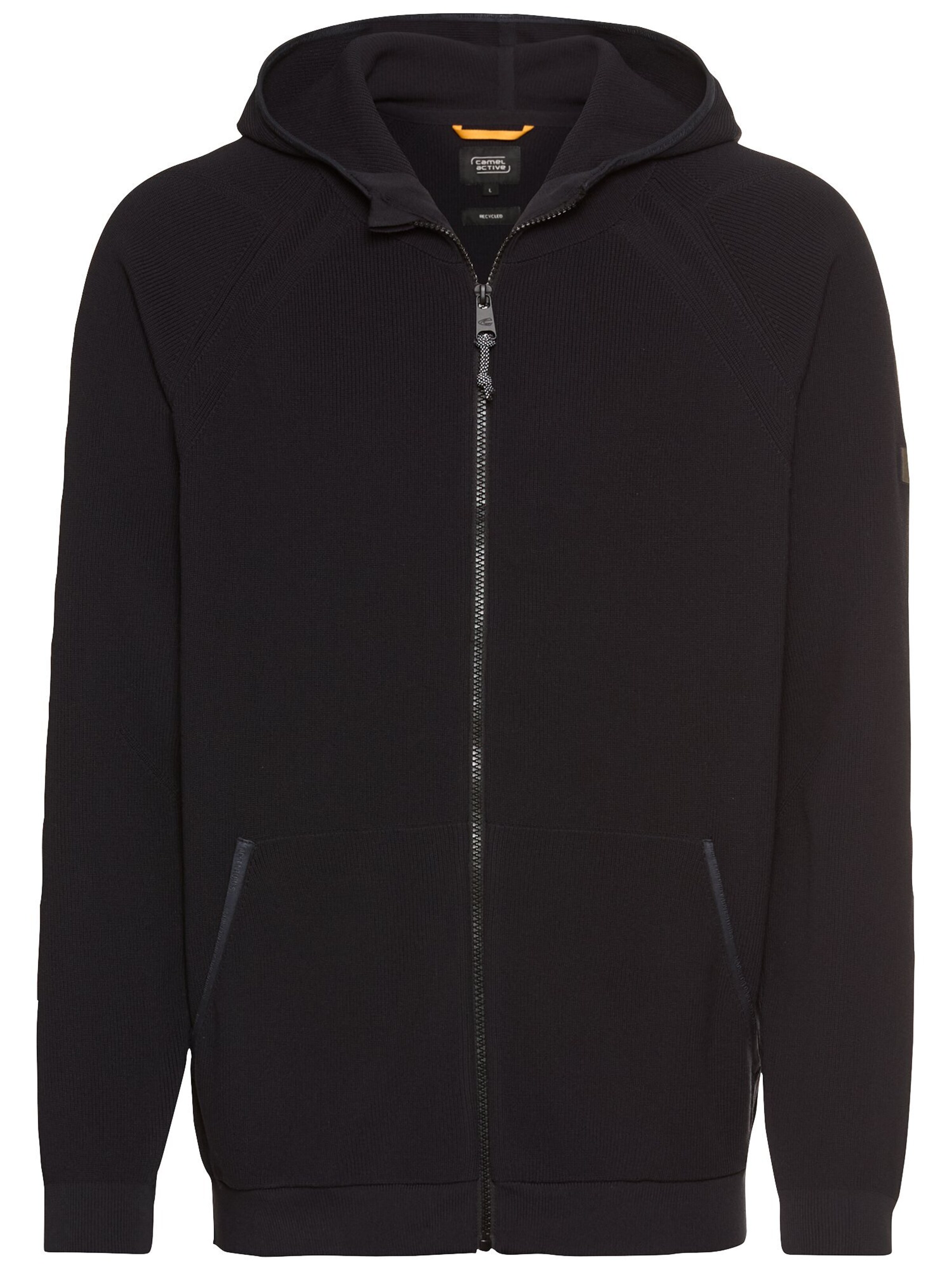 CAMEL ACTIVE Knit Cardigan in Blue: front