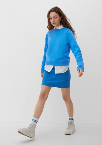 QS Sweatshirt in Blau