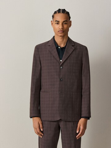 Next Regular fit Suit Jacket in Brown: front