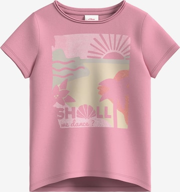 T-Shirt s.Oliver en rose : devant