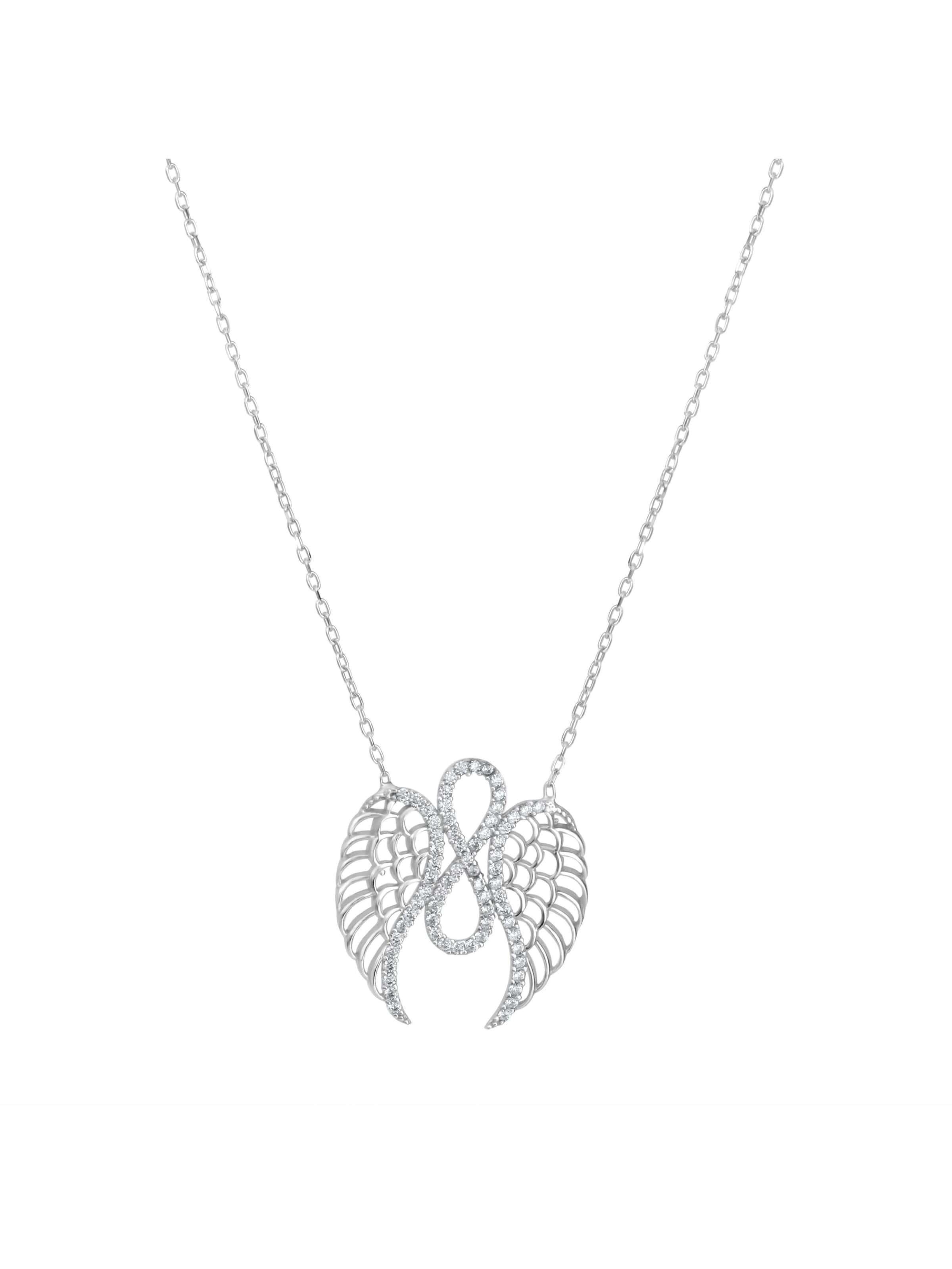 Dkeniz Necklace in Silver: front