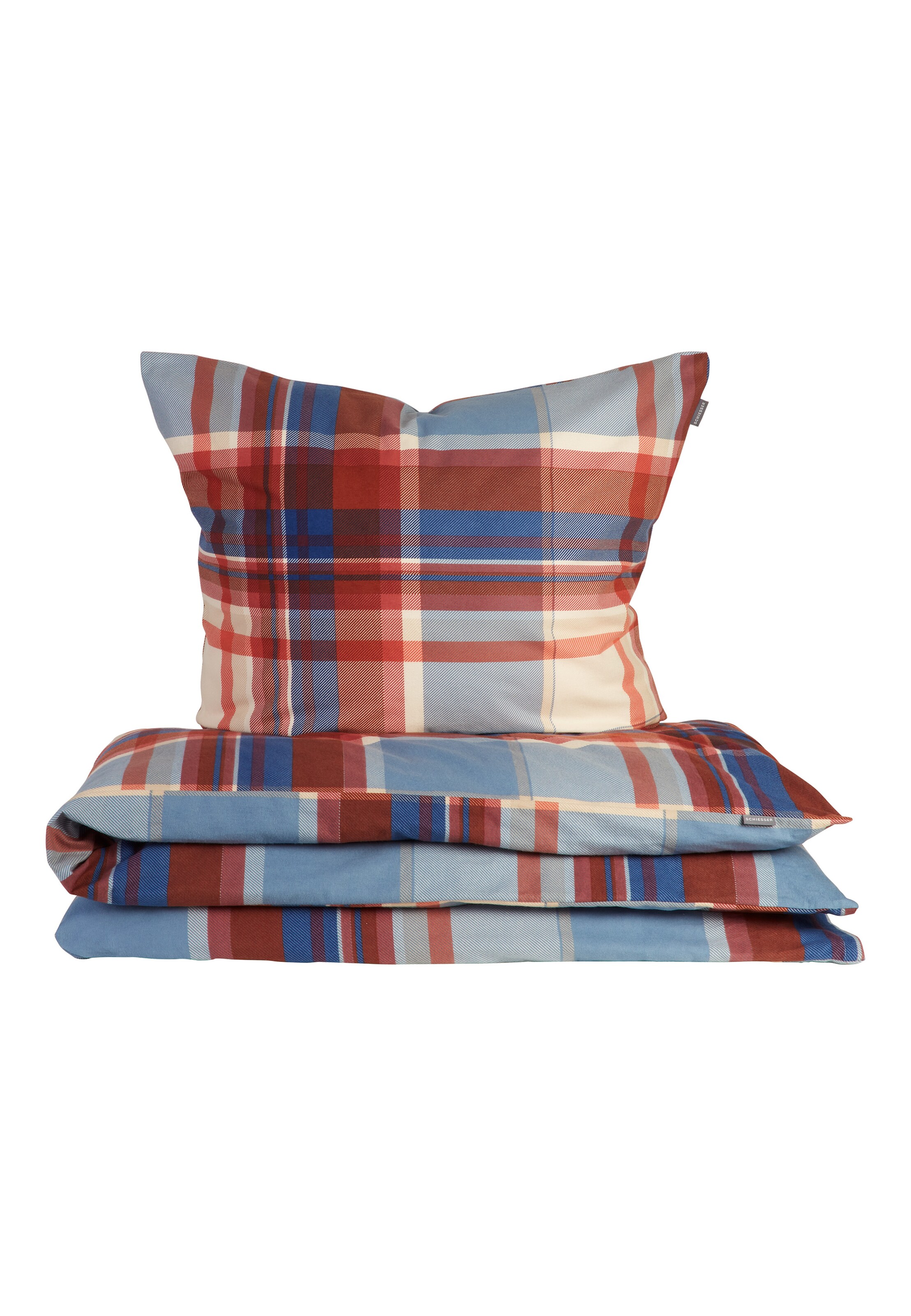 SCHIESSER Bettwäsche-Set 'Solange' in Orange: Vorderseite