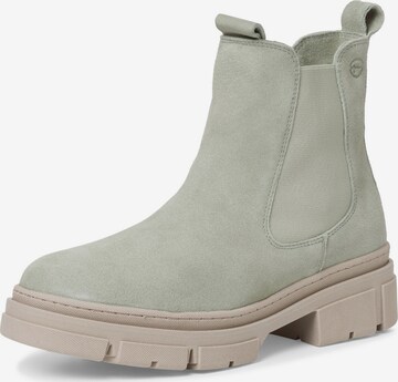 TAMARIS - Botas Chelsea en verde: frente