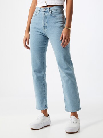 NA-KD Regular Jeans in Blue: front