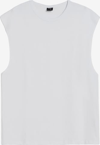 Bershka Shirt in White: front