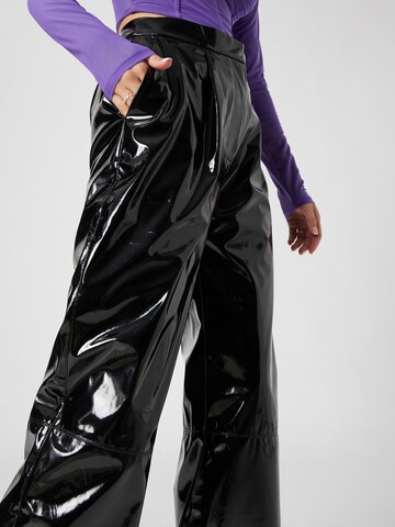 Katy Perry exclusive for ABOUT YOU Wide leg Pants 'Tamara' in Black