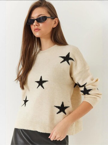 Pullover di Bianco Lucci in beige