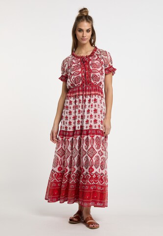 usha FESTIVAL Dress in Red: front