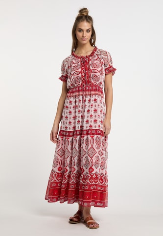 usha FESTIVAL Dress in Red: front
