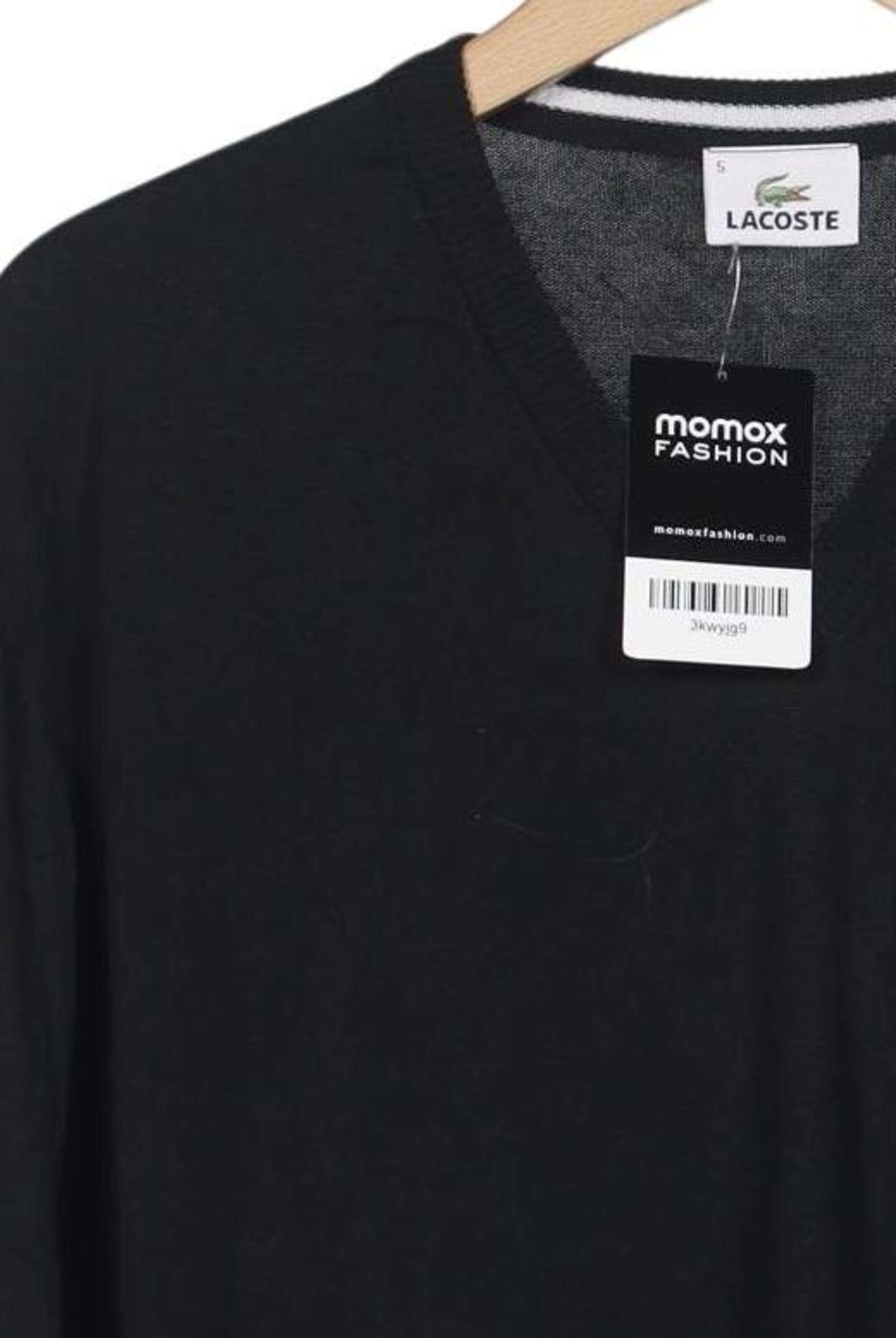 LACOSTE Sweater & Cardigan in L in Black