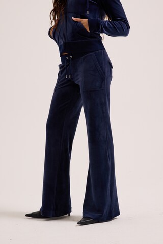 Juicy Couture Tall Flared Pants 'LAYLA' in Blue
