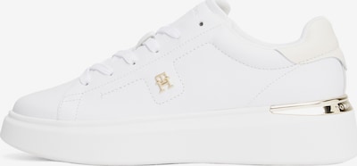 TOMMY HILFIGER Nízke tenisky 'Court' - zlatá / biela / biela ako vlna, Produkt