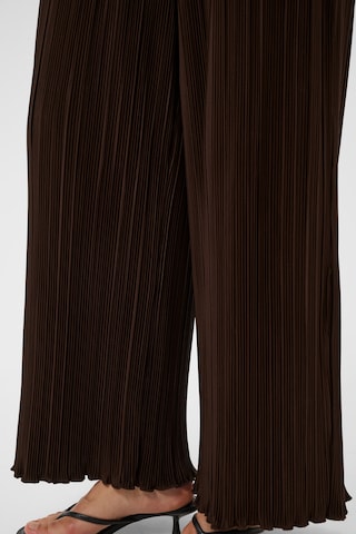 Wide Leg Pantalon 'KAInes' Kaffe en marron