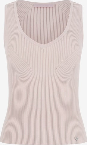 GUESS Knitted Top in Pink: front