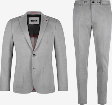 Coupe slim Costume ROY ROBSON en gris : devant