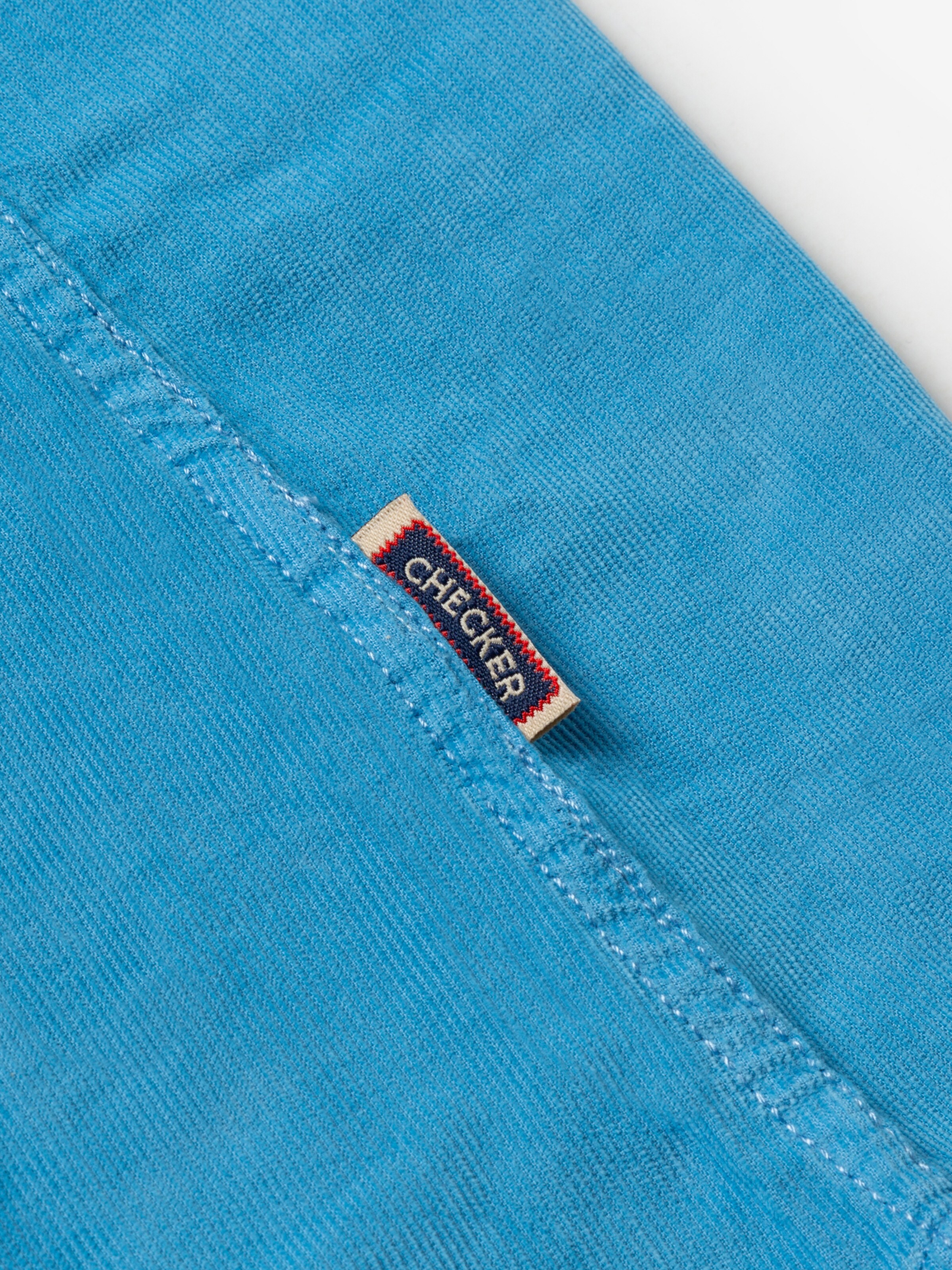 Coupe regular Chemise ' Dynasty Cord ' Checker en bleu