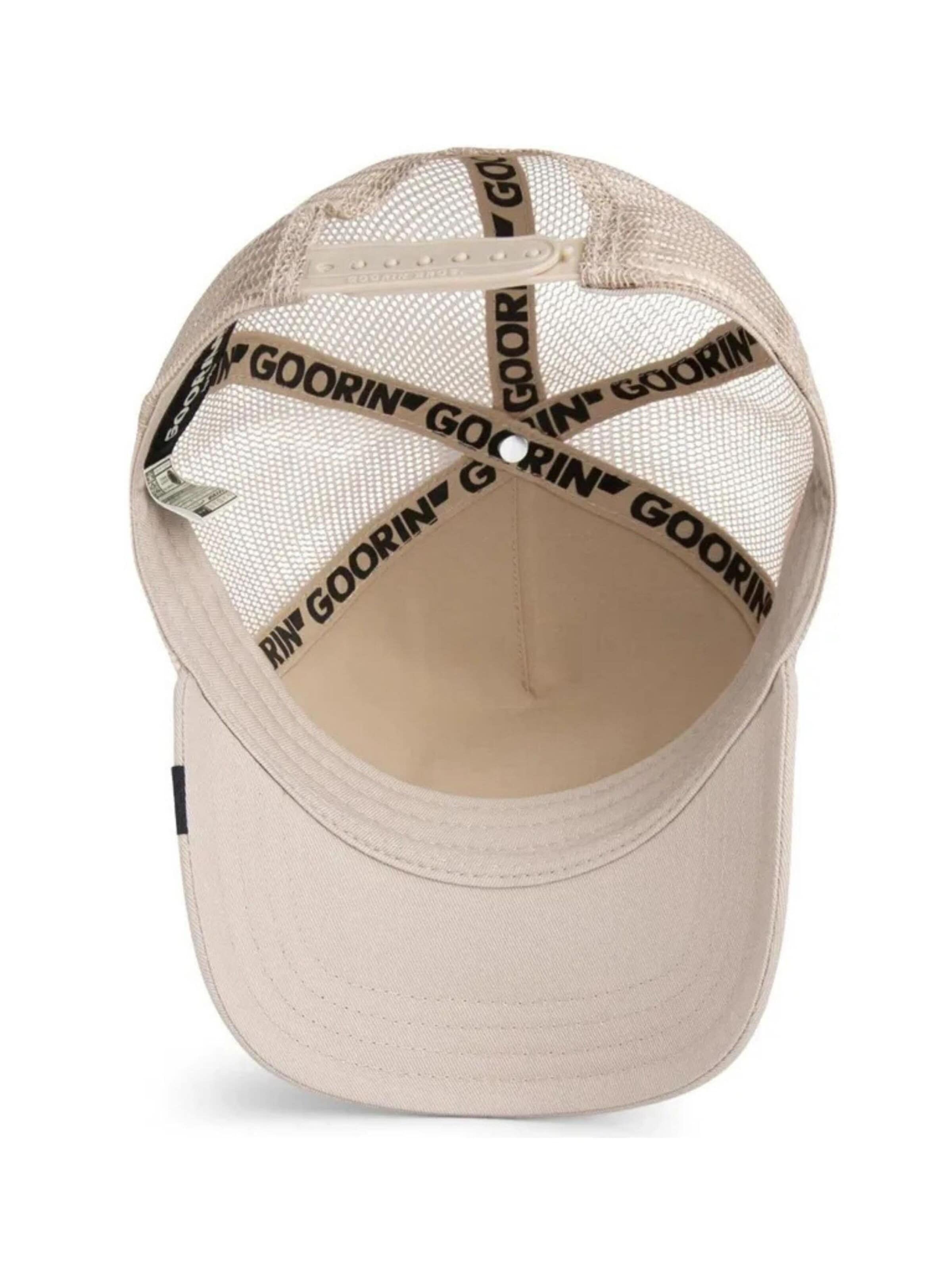 GOORIN Bros. Hætte 'Gorra goorin bros beige lagarto the outlaw lizzard trucker cap' i beige