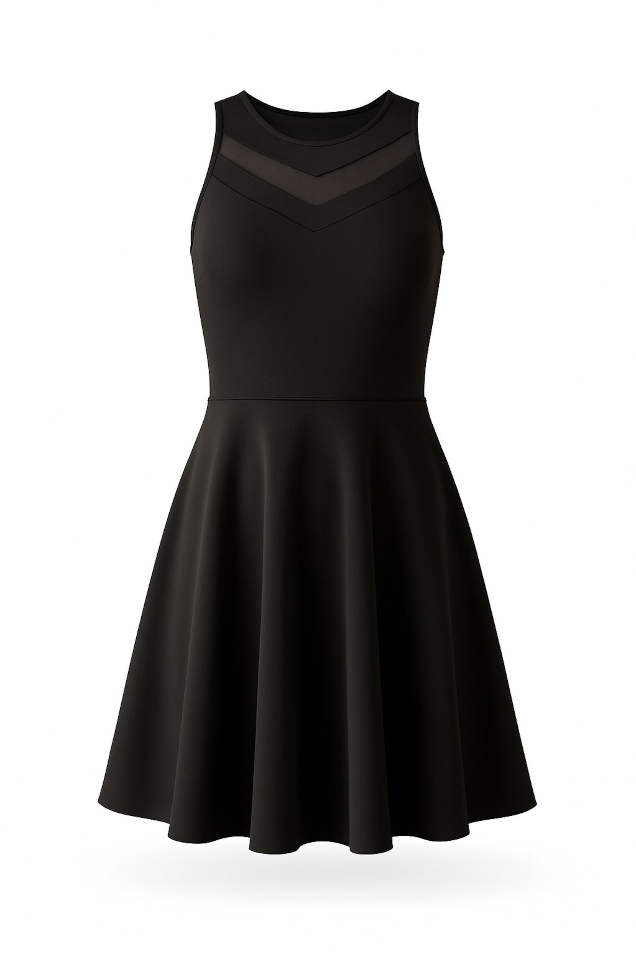 WOMAN VISION Kleid in Schwarz: Vorderseite