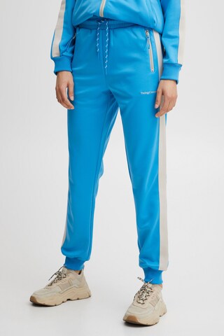 The Jogg Concept Slim fit Workout Pants 'Sima' in Blue: front