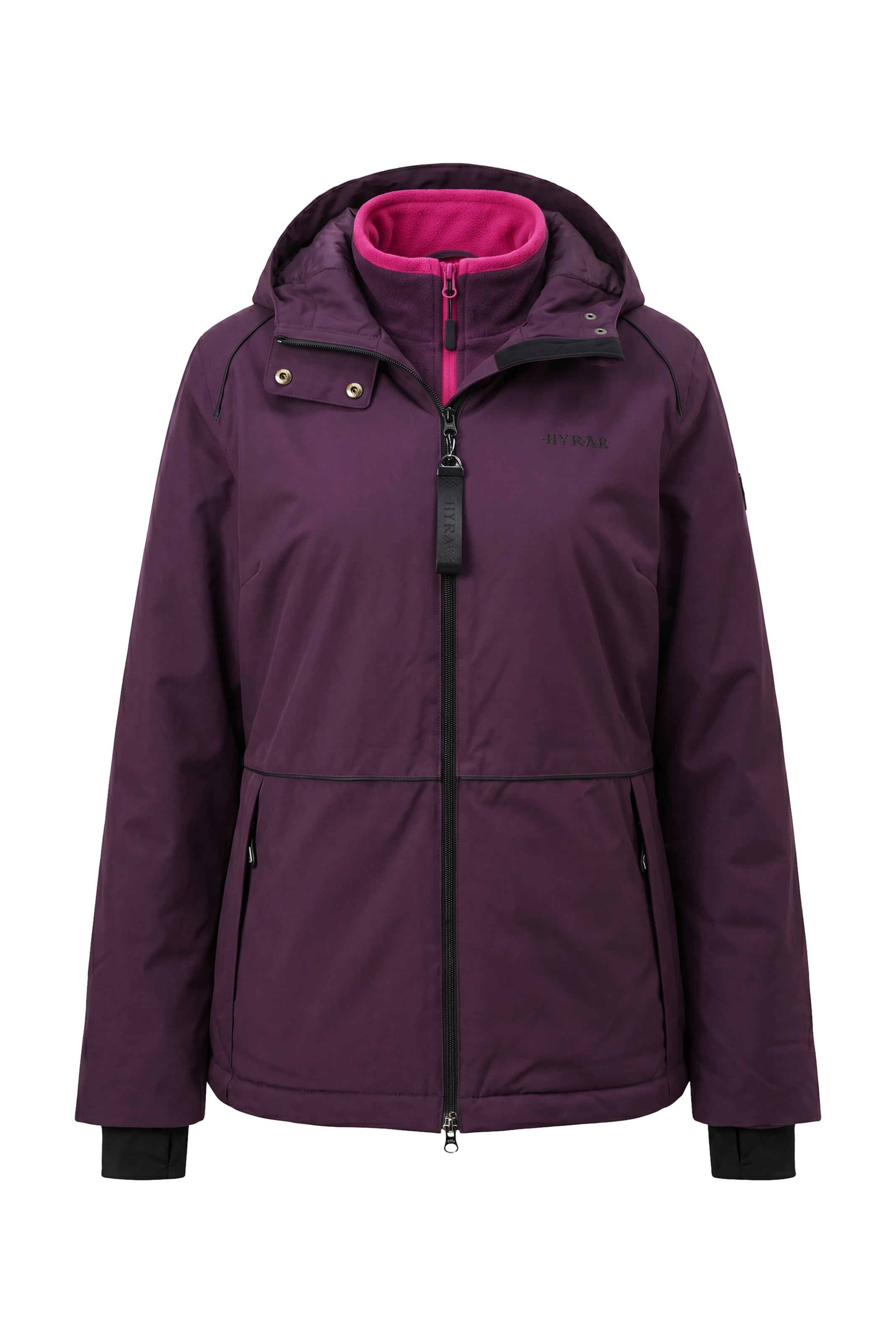 Ulla Popken Funktionsjacke in Lila: Vorderseite