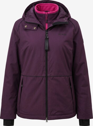 Ulla Popken Funktionsjacke in Lila: Vorderseite