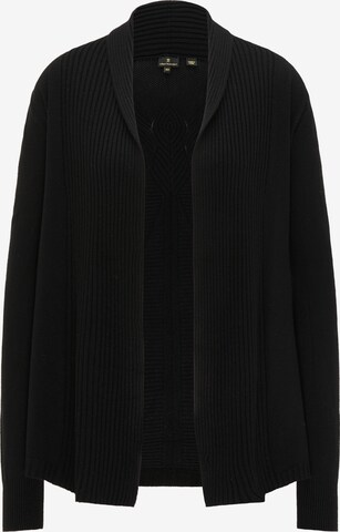 DreiMaster Klassik Knit Cardigan in Black: front